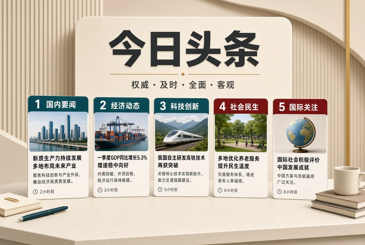 资讯速览阅读图示